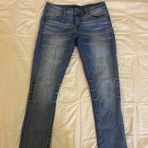 Bickel black skinny jeans